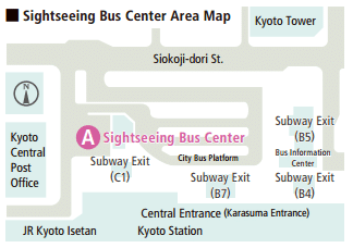Sightseeing Bus Center Area Map